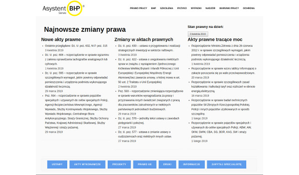 BHP serwis online